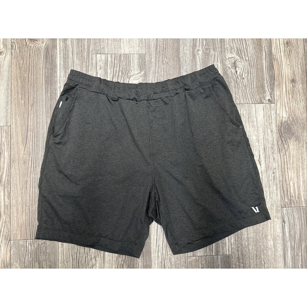 Vuori Ponto Performance Short Heather Green V344 Relaxed Breathable DreamKnit